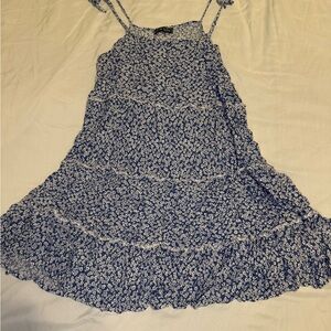 Floral Blue Dress